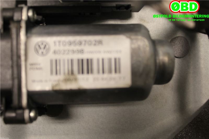 Ruteheis høyre foran til VW Caddy 2010-2015 (Type III, Fase 2)  (VOLKSWAGEN|2K1 837 730 L|)