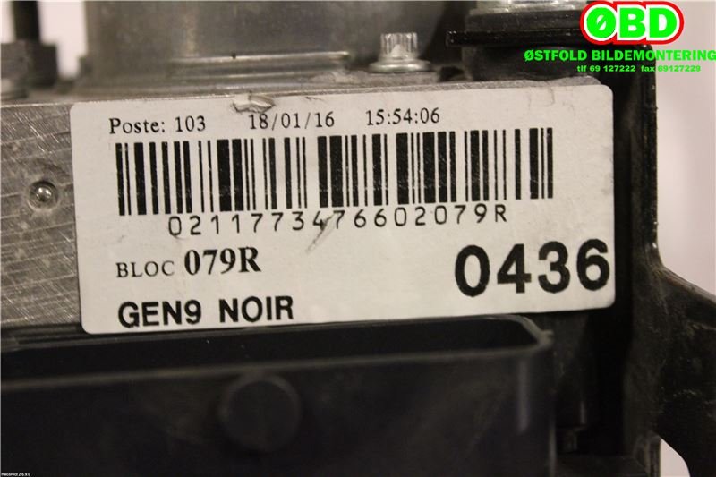 ABS sentral til Renault Kangoo 2008-2021 (Type II) (RENAULT KANGOO II VAREBIL||476602079R)