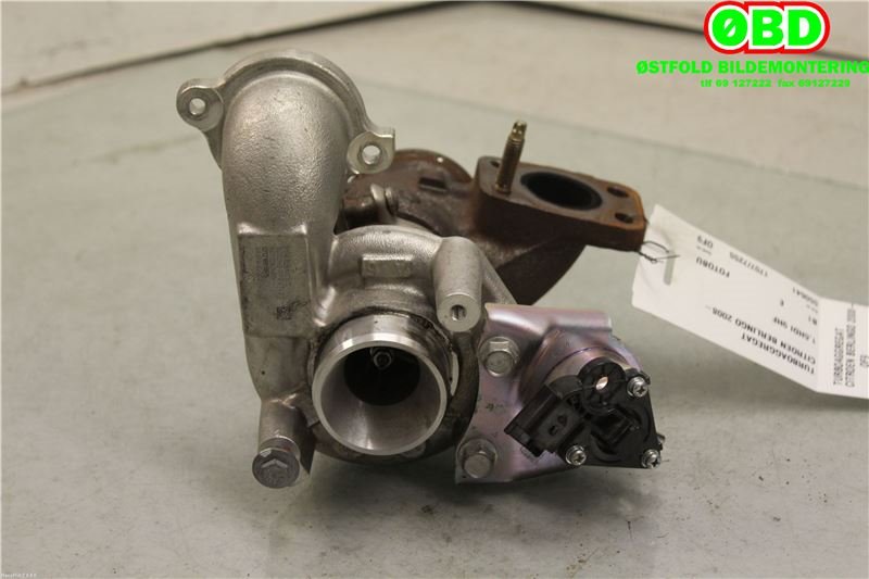 Turbo til Citroën Berlingo 2008-2015 (Type II, Fase 1)  (0375 Q9||9673283680)