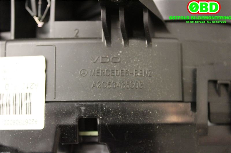 Instrumentpanel til Mercedes E-Klasse 2013-2016 (Fase 2) (W212) (W212) (MERCEDES|A 212 900 08 25||2129000825)
