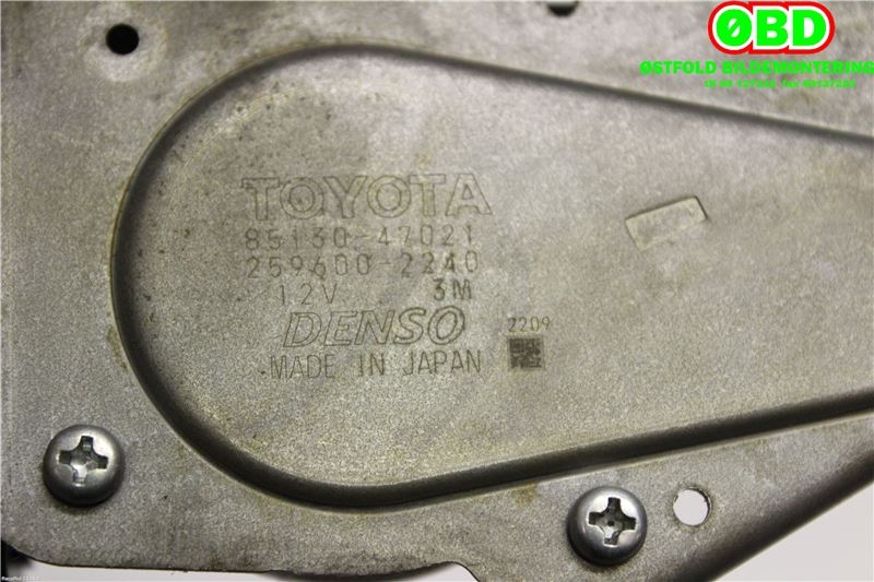 Viskermotor bakrute til Toyota Prius 2009-2016 (Type III) (COMBI) (COMBI) (TOYOTA|8513047021|2596002240)