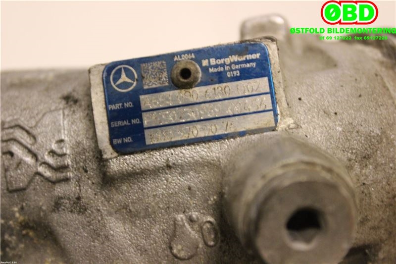 Turbo til Mercedes E-Klasse 2013-2016 (Fase 2) (W212) (W212) (MERCEDES|A 651 090 61 80||6510906180)