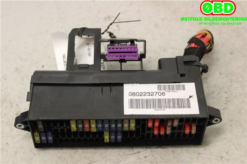 Sikringsboks til VW Tiguan 2007-2011 (Type I, Fase 1) (VOLKSWAGEN|1T1 937 615 B|)