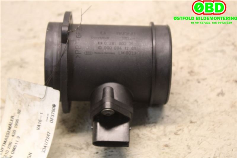 Luftmengde/luftmassemåler til Mercedes E-Klasse 1995-2000 (Fase 1) (W210) (W210) (MERCEDES|A 000 094 12 48|0281002152|0000941248)