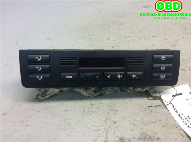 Varmeapparat betjening til BMW 3-Serie 1998-2005 (E46) (E46) (BMW|64 11 6 956 319||64116902440)