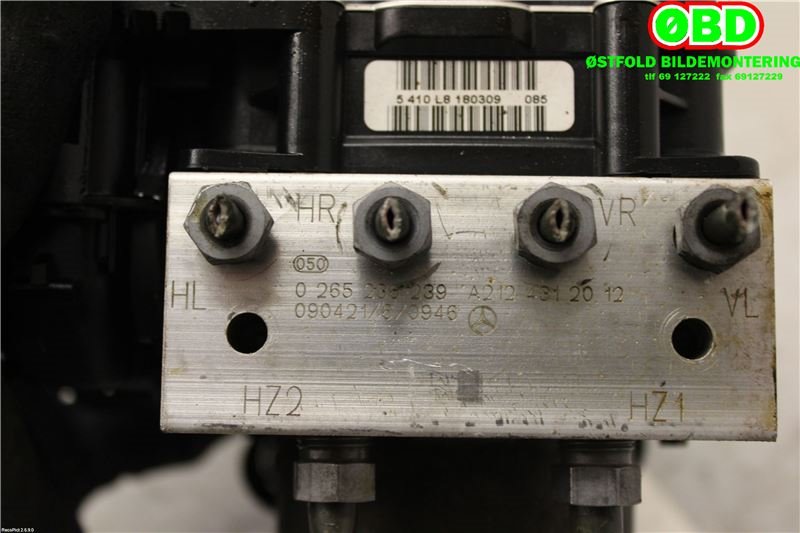 ABS sentral til Mercedes E-Klasse 2009-2013 (Fase 1) (W212) (W212) (MERCEDES|A 212 431 21 12|0265236239|2124312012)