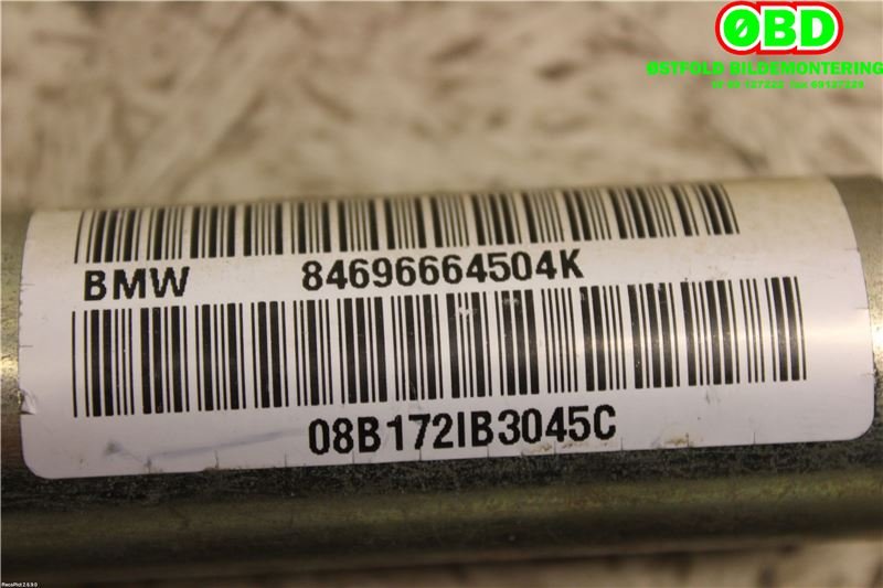 Airbag gardin venstre til BMW 3-Serie 2005-2011 (E90/E91/E92/E93) (E90/E91/E92/E93) (BMW|72 12 6 966 645|)