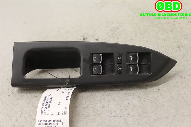 Bryter ruteheis til VW Touran 2010-2015 (Type I, Fase 3)  (VOLKSWAGEN|7P6 959 857|)