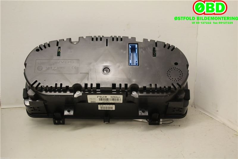 Instrumentpanel til VW Touran 2010-2015 (Type I, Fase 3)  (VOLKSWAGEN|1T0 920 875 J||1T0920875J)