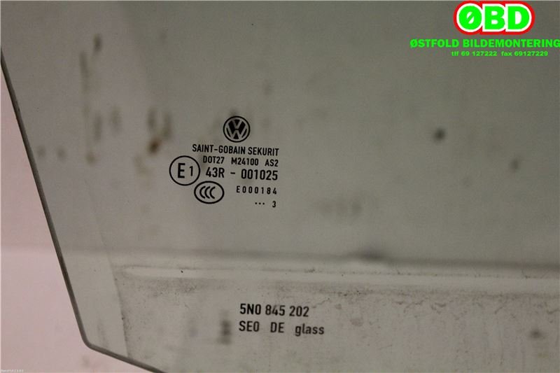 Siderute høyre foran til VW Tiguan 2011-2016 (Type I, Fase 2)  (VOLKSWAGEN|5N0 845 202||5N0845202)