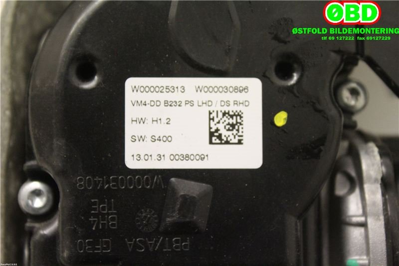 Viskermotor frontrute til Ford B-Max 2012-2017 (FORD|1870794||AV1117504BD)