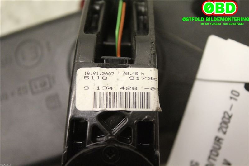 Speil innvendig til BMW 5-Serie 2003-2010 (E60/E61) (E60/E61) (BMW|51169218046|)