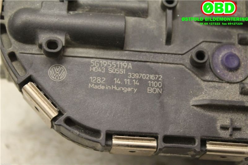 Viskermotor frontrute til VW Golf VII 2012-2017 (Fase 1)  (VOLKSWAGEN||5G1955119A)