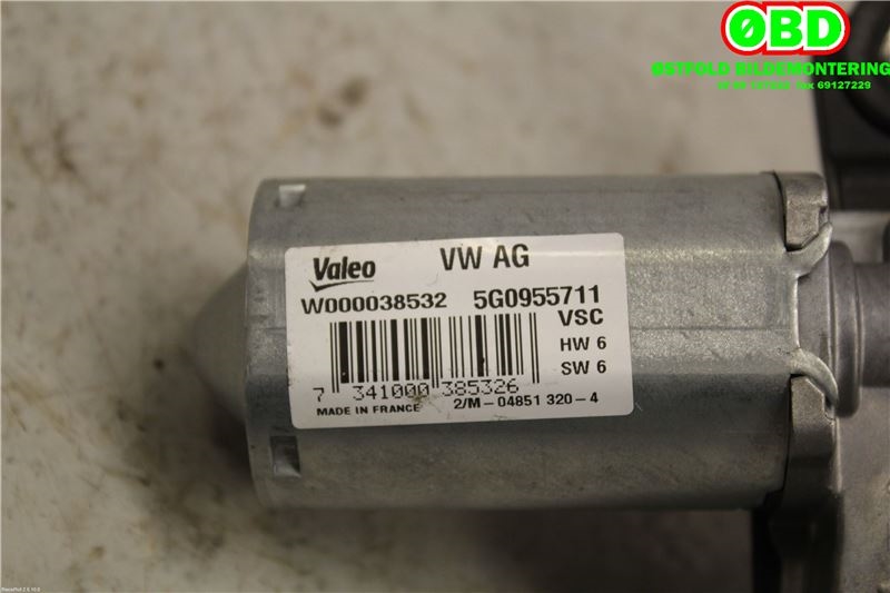 Viskermotor bakrute til VW Golf VII 2012-2017 (Fase 1)  (VOLKSWAGEN|5G0 955 711 A|5G0 955 711 C|5G0955711)