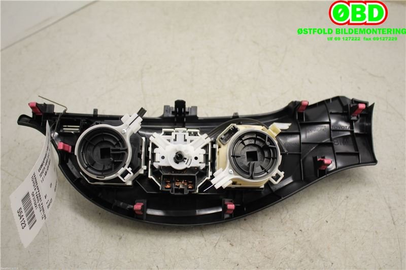 Varmeapparat betjening til Toyota Yaris 2012-2014 (Type III, Fase 1) (TOYOTA|)