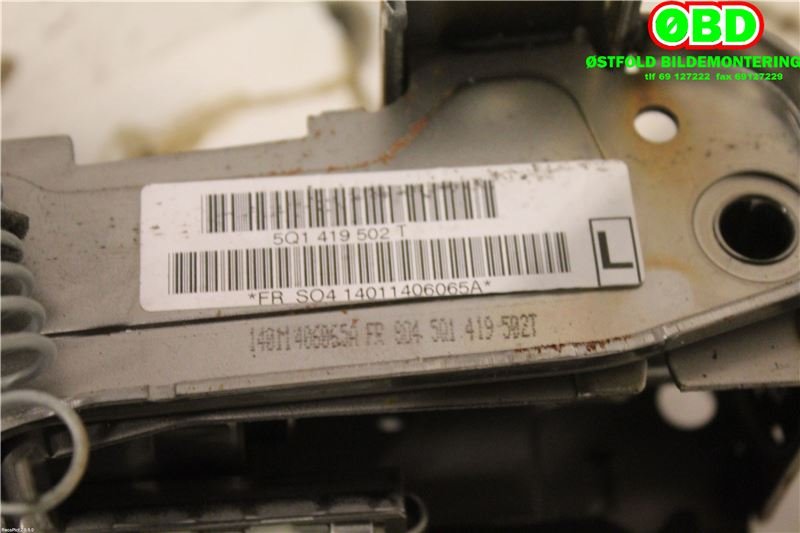 Rattaksel elektrisk servo til Škoda Octavia 2013-2016 (Type III, Fase 1)  (SKODA|5Q1 419 502 P|5Q1 419 502 CA|)