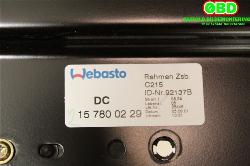 Takluke til Mercedes CL 2000-2006 (C215) (C215) (MERCEDES|A 215 780 03 29|)
