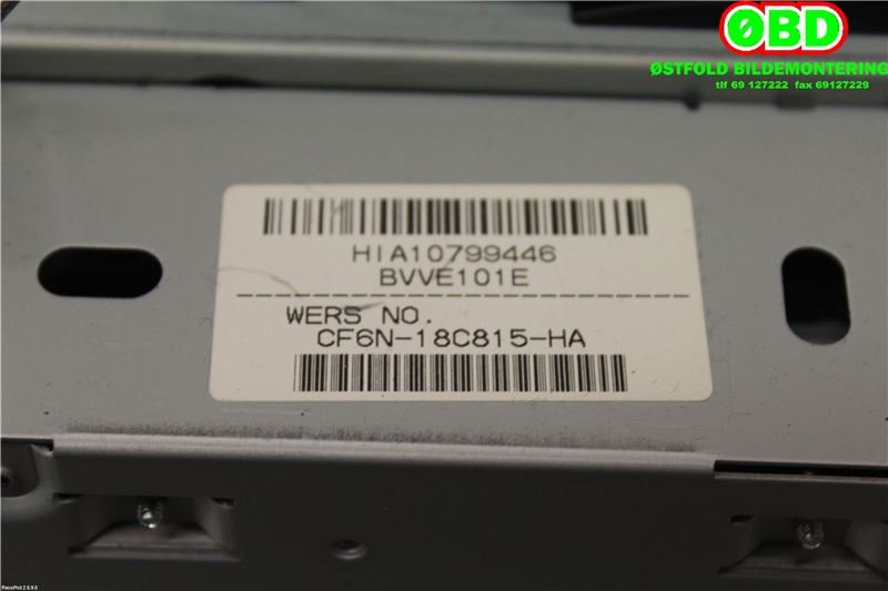 Bilstereo til Volvo XC70 2014-2016 (Type II, Fase 2)  (VOLVO||CF6N18C815HA|31396100AA)