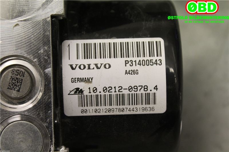 ABS sentral til Volvo XC70 2014-2016 (Type II, Fase 2)  (VOLVO|31400545||31400543)