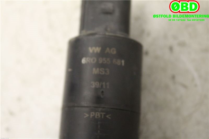 Spylerpumpe til Škoda Fabia 2010-2014 (Type II, Fase 2)  (SKODA|6R0 955 681||6R0955681)