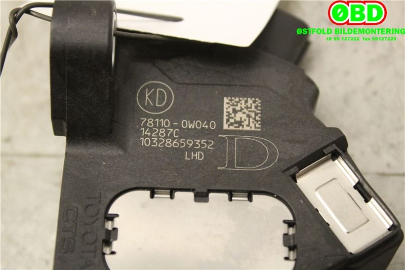 Pedal gass til Toyota RAV4 2013-2015 (Type IV, Fase 1)  (TOYOTA|781100W040|)
