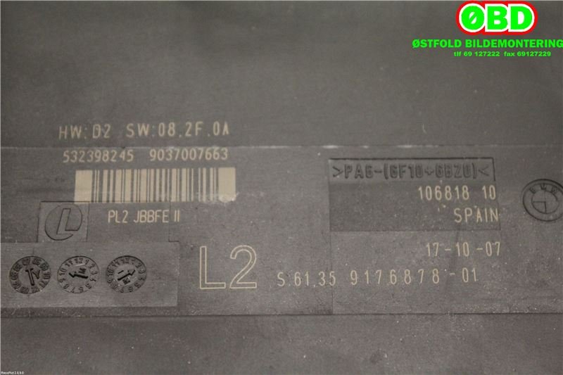 Styreenhet comfort (BCM) til BMW 1-Serie 2004-2011 (E81/E82/E87/E88) (E81/E82/E87/E88) (BMW|61359176878|)