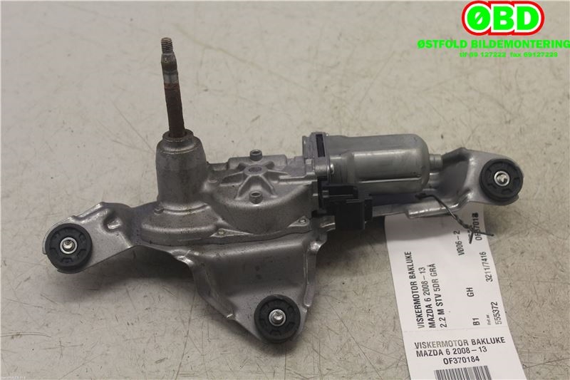Viskermotor bakrute til Mazda 6, 2010-2013 (Type II, Fase 2) (MAZDA|GS2A67450)