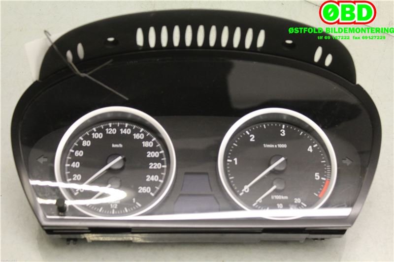 Instrumentpanel til BMW X6, 2008-2014 (E71/E72) (E71/E72) (BMW|62109236833)