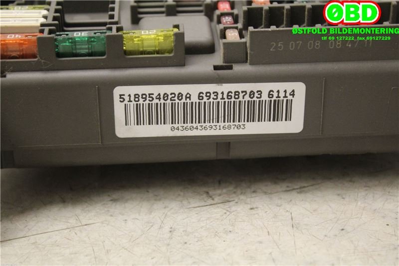 Sikringsboks til BMW X6 2008-2014 (E71/E72) (E71/E72) (BMW|61146931687|)