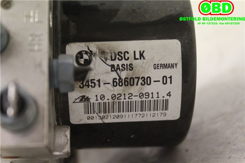 ABS sentral til BMW 3-Serie 2012-2018 (F30/F31/F34) (F30/F31/F34) (BMW|34 51 6 862 250|10021209114|)