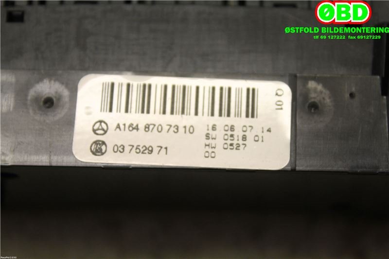 Bryter diverse til Mercedes ML 2005-2011 (W164) (W164) (MERCEDES|A 164 870 73 10|A 164 870 08 58|1648707310)
