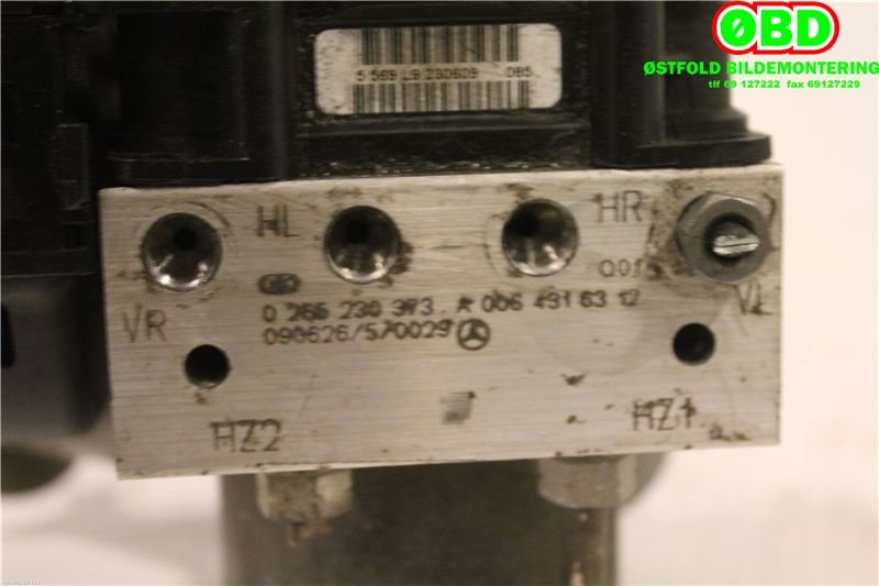 ABS sentral til Mercedes A-Klasse 2005-2012 (W169) (W169) (MERCEDES|A 006 431 02 12|A 006 431 64 12|0064316312)