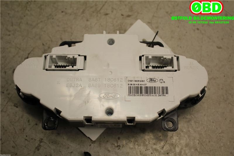 Varmeapparat betjening til Ford Fiesta 2013-2017 (Type VI, Fase 2)  (FORD|1935901||C1BT18C612BC)