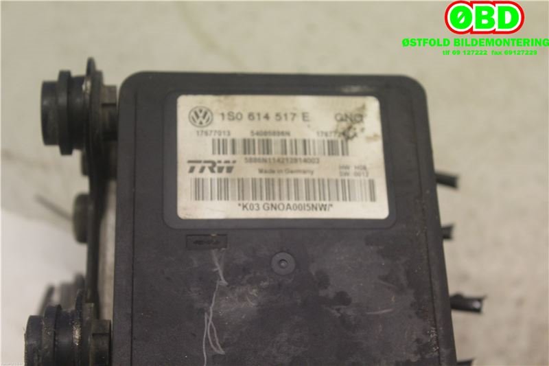 ABS sentral til VW E-Up 2013-2019  (VOLKSWAGEN|1S0 614 517 E||1S0614517E)