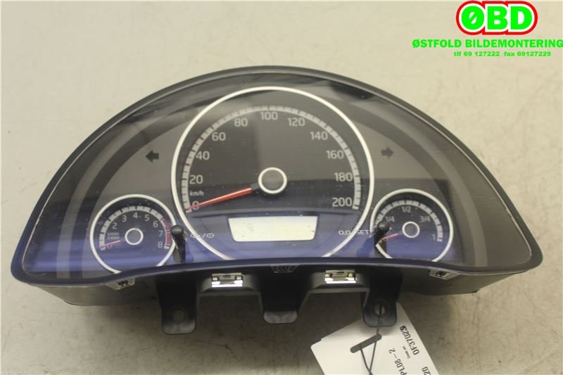 Instrumentpanel til VW E-Up, 2013-2019  (VOLKSWAGEN|1S0 920 860 P)