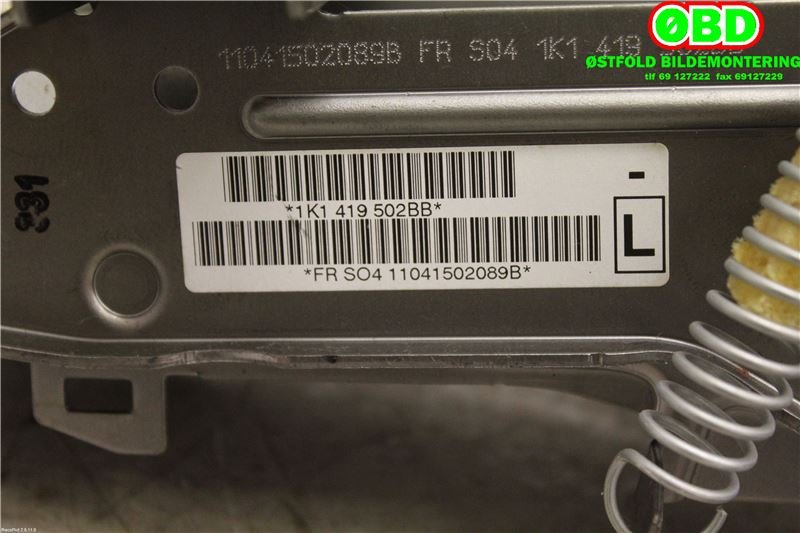 Rattaksel til VW Golf VI 2008-2012  (VOLKSWAGEN|1K1 419 502 CJ||1K1419502BB)