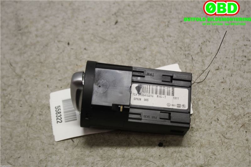 Bryter lys til VW Polo 2009-2014 (Type V, Fase 1)  (VOLKSWAGEN|6R0 941 531 G||6R0941531G)
