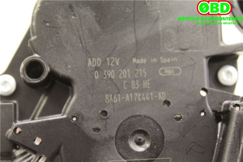 Viskermotor bakrute til Ford Fiesta 2008-2012 (Type VI, Fase 1)  (FORD|1774291|0390201215|8A61A17K441AD)