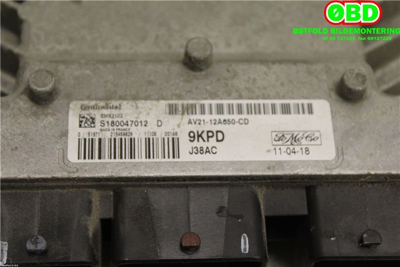 Styreenhet motor til Ford Fiesta 2008-2012 (Type VI, Fase 1)  (FORD||AV2112A650CD)