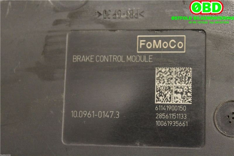 ABS sentral til Ford Fiesta 2008-2012 (Type VI, Fase 1)  (FORD|1812481|)