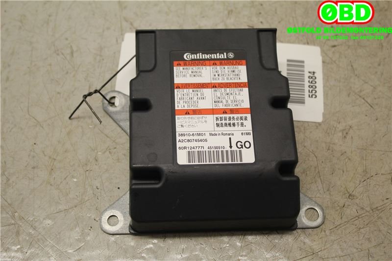 Airbag elektronikk til Suzuki SX4 S-CROSS 2013-->> (Type II)  (SUZUKI||38910-61M01)