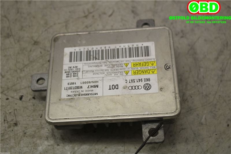 Styreenhet xenon/ballast til VW Tiguan 2011-2016 (Type I, Fase 2)  (VOLKSWAGEN|8K0 941 597 E|W003T20171|8K0941597C)