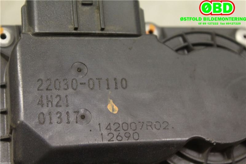 Spjeldhus til Toyota Auris 2013-2015 (Type II, Fase 1)  (TOYOTA|220300T110|)