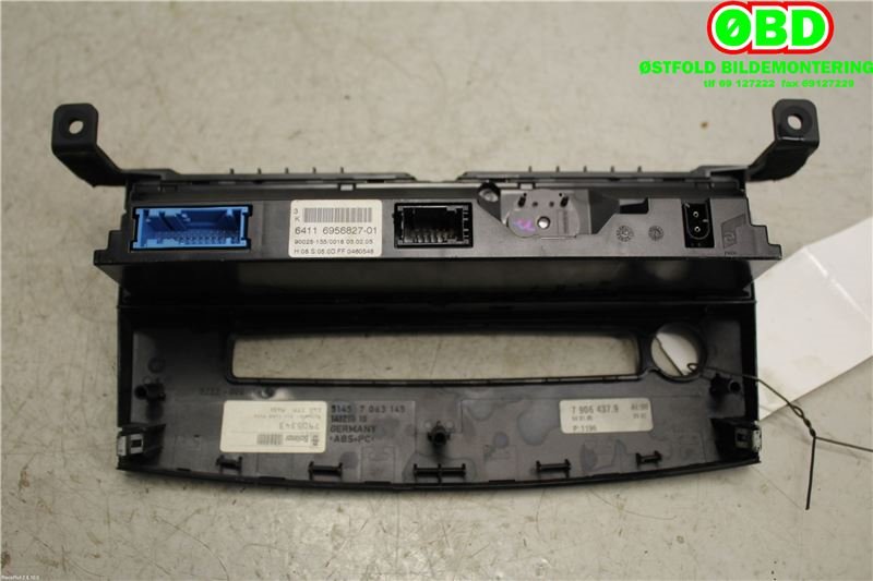 Varmeapparat betjening til BMW 5-Serie 2003-2010 (E60/E61) (E60/E61) (BMW|64 11 6 988 504||64116956827)