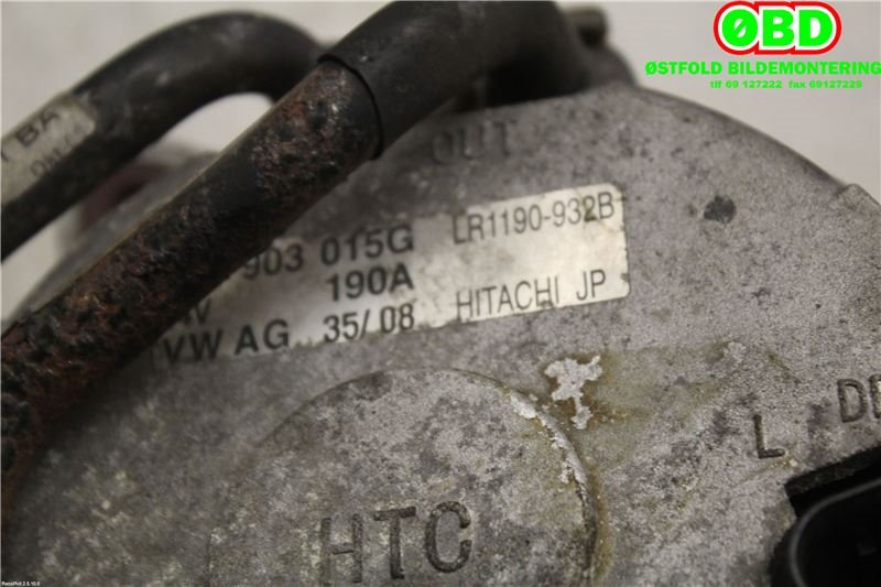 Dynamo til Audi R8 2007-2015 (Type I) (AUDI|079 903 015 G||079903015G)