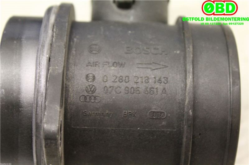 Luftmengde/luftmassemåler til Audi R8 2007-2015 (Type I) (AUDI|07C 906 461 A|0280218143|07C906461A)