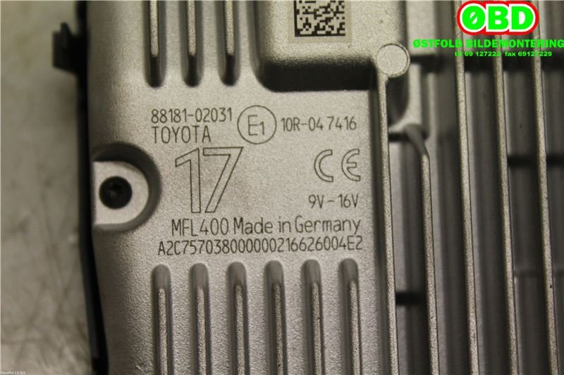 Sensor diverse til Toyota Auris 2015-2019 (Type II, Fase 2) (Toyota|8818102031|)