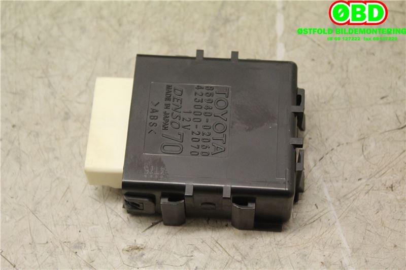 Rele diverse til Toyota Auris 2015-2019 (Type II, Fase 2) (Toyota|8594002060|4230002070)