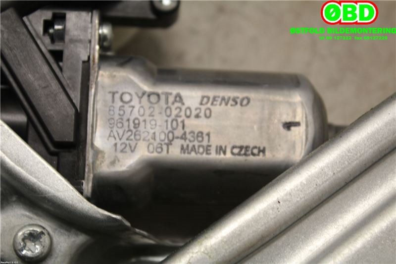 Ruteheis høyre bak til Toyota Auris 2015-2019 (Type II, Fase 2)  (Toyota|6983002430|)