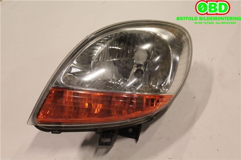 Frontlykt venstre halogen til Renault Kangoo 2003-2007 (Type I, Fase 2) (RENAULT|8200150614|260602069R|)